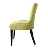 Comfort Pointe Madelyn Tufted Chair in Cherry & Kiwi