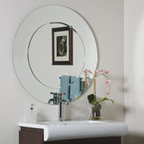 Decor Wonderland Oriana Round Modern Bathroom Mirror