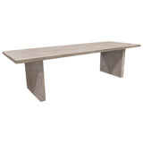 Diamond Sofa Sonoma 110 Inch Dining Table in Rustic Oak