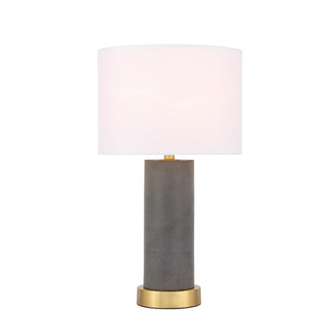 Elegant Lighting Chronicle 1 light Brass Table Lamp