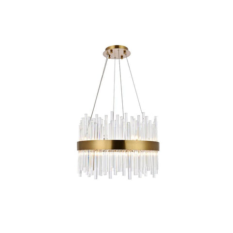Elegant Lighting Dallas 14 light Gold Chandelier Clear Royal Cut Crystal