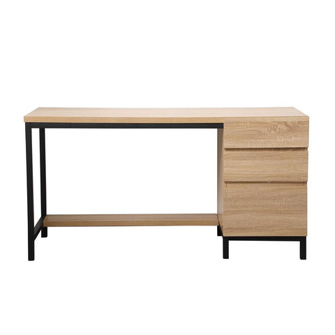 Elegant Lighting Emerson industrial single cabinet desk in mango wood