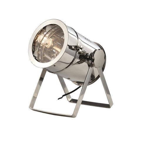 Elegant Lighting Industrial 1 Light Chrome Table Lamp