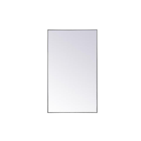 Elegant Lighting Metal frame rectangle mirror 36 inch x 60 inch in Grey