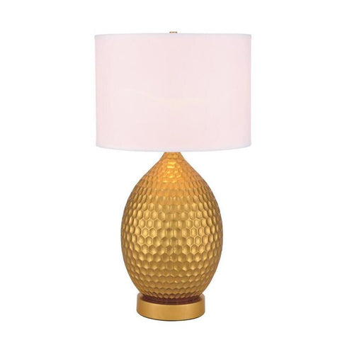 Elegant Lighting Miel 1 light Gold Table Lamp