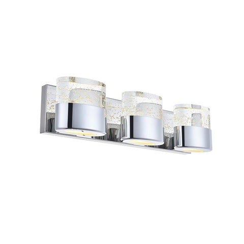 Elegant Lighting Pollux 3 light Chrome LED Wall Sconce