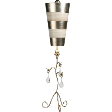 Flambeau Tivoli Silver Table Lamp