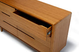 Greenington Currant Six Drawer Dresser in Classic Bamboo