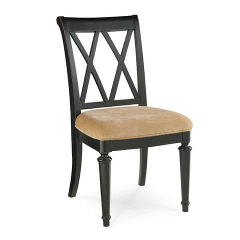 Hammary Camden-Dark Desk Chair w/ 20H Seat in Black