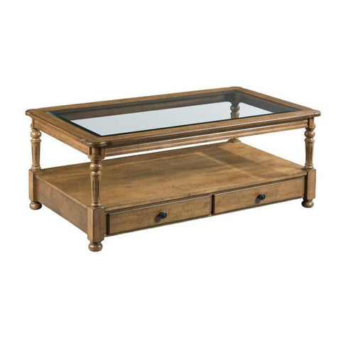 Hammary Candlewood-The Hamilton Rectangular Drawer Cocktail Table