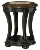 Hammary Dorset 4 Piece Rectangular Coffee Table Set in Black w/ Pretzel Brown
