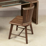 Hammary Flashback Desk w/ Chair & File Cabinet in Rusty Red-Brown