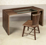 Hammary Flashback Desk w/ Chair & File Cabinet in Rusty Red-Brown