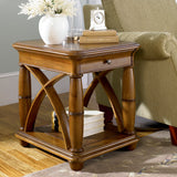 Hammary Grand Isle Rectangular End Table in Amber