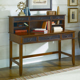 Hammary Mercantile Desk Hutch in Whiskey