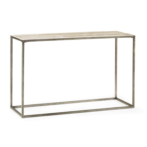Hammary Modern Basics Sofa Table w/ Textured Bronze Base