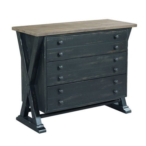 Hammary Reclamation Place Trestle Drawer Cabinet