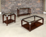 Hammary Solitaire Rectangular End Table in Rich Dark Brown