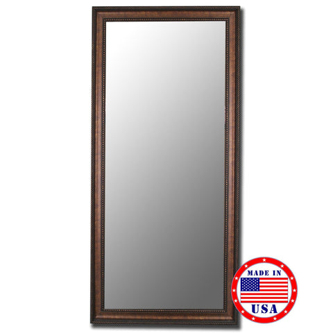 Hitchcock Butterfield Antique Italo Copper Framed Wall Mirror