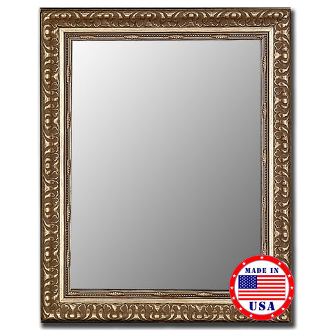 Hitchcock Butterfield Antique Silver Framed Wall Mirror 3202000