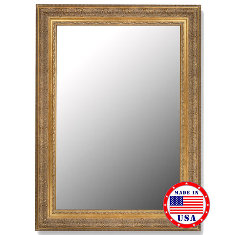 Hitchcock Butterfield Milano Golden Classic Framed Wall Mirror