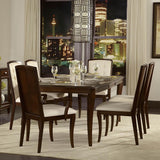 Homelegance Abramo Extension Dining Table in Walnut