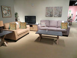 Homelegance Adair Three Piece Sofa Set In Grey Fabric