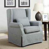 Homelegance Alden Accent Chair in Grey Fabric