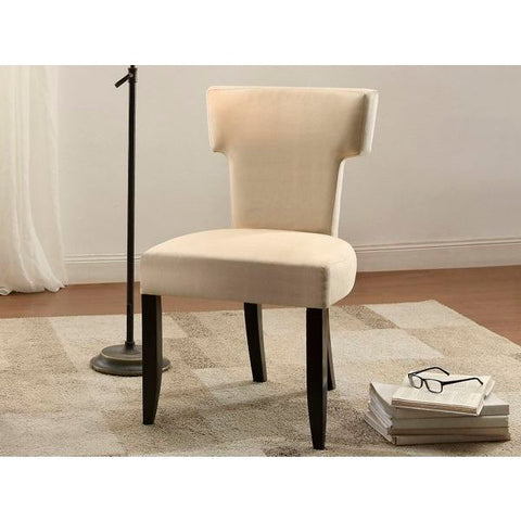 Homelegance Alta Accent Chair, Set Up In Beige Fabric