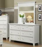 Homelegance Alyssa 6 Drawer Dresser in White