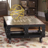 Homelegance Amara Cocktail Table w/ Casters