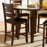 Homelegance Ameillia 7 Piece Extension Square Counter Height Table Set
