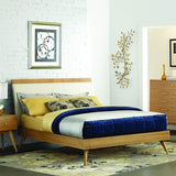 Homelegance Anika 4 Piece Platform Bedroom Set in Light Ash
