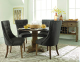 Homelegance Anna Claire 8 Piece Rectangular Dining Room Set in Driftwood