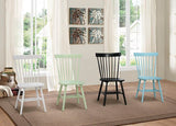 Homelegance April Side Chair In Pastel Blue