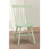 Homelegance April Side Chair In Pastel Green