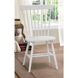 Homelegance April Side Chair In White