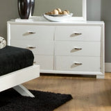 Homelegance Astrid 6 Drawer Dresser w/ Mirror in White