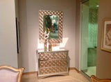 Homelegance Avadore Wall Mirror, Gold In 3-D Champagne