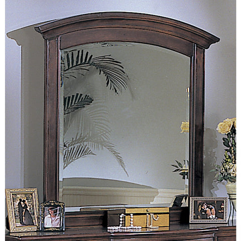 Homelegance Avalon Arched Mirror in Cherry