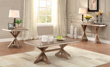 Homelegance Beaugrand End Table, Oak Veneer In Light Oak