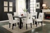 Homelegance Beloit Dining Table, Concrete In Concrete Table / Black