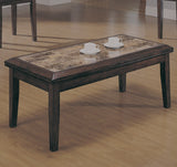 Homelegance Belvedere 3 Piece Coffee Table Set w/ Decorative Faux Marble