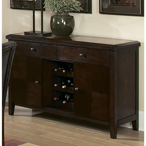 Homelegance Belvedere 52 Inch Server w/ Faux Marble Top