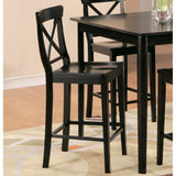 Homelegance Blossom Hill 5 Piece Counter Dining Room Set in Wenge