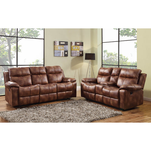 Homelegance Brooklyn Heights 2 Piece Double Reclining Living Room Set