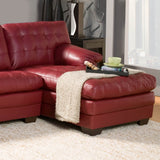 Homelegance Brooks Sectional in Red Leather
