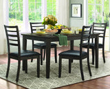 Homelegance Cabrillo 5 Piece Rectangular Dining Room Set in Grey Brown