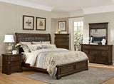 Homelegance Calloway Park Chest In Brown Cherry