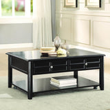 Homelegance Carrier Cocktail Table w/Lift Top on Casters in Espresso